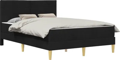Produktbild von Bettrahmen Schwarz 160 x 200 cm Polyester