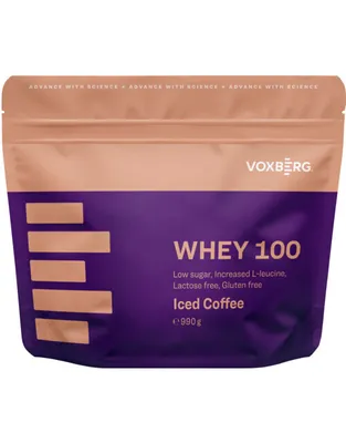 Produktbild von Whey Protein 100 Proteinpulver, Eiskaffee, 990 g