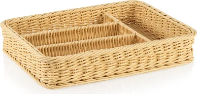 Produktbild von Besteckkorb grau Gastro 40 x 30 x 6,5 cm, Polypropylen