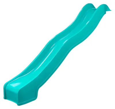 Productafbeelding van Glijbaan 3 meter turquoise met wateraansluiting voor speeltoestel