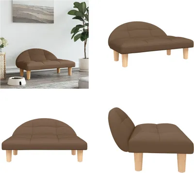 Obrázok produktu pre vidaXL Pelech pre psa hnedý 70x52x30 cm látka - pelech pre psa - pohovka pre psa - pohovka pre domáce zvieratá