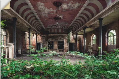 Produktbild von ARTland Wandbild, selbstklebend Lost Places - Tanzsaal - verlassen Größe: 90x60 cm