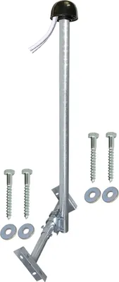 Produktbild von PremiumX BASIC X120-48F SAT Dachsparrenhalter 120cm Mast 48mm Mastkappe Holzschrauben