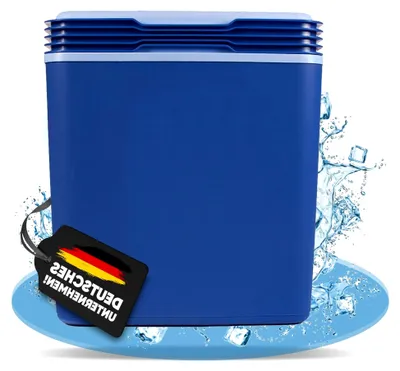 Produktbild von Kühlbox Thermobox Picknick Camping 32 Liter Warmhaltebox blau
