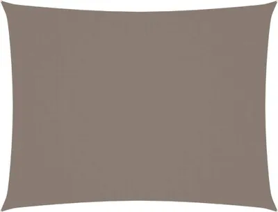 Image de Voile de parasol tissu oxford rectangulaire 3x4,5 m taupe