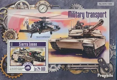 Produktbild von Briefmarken Sierra Leone 2015 Mi Block 786 (kompl. Ausg.) postfrisch Militärtransport