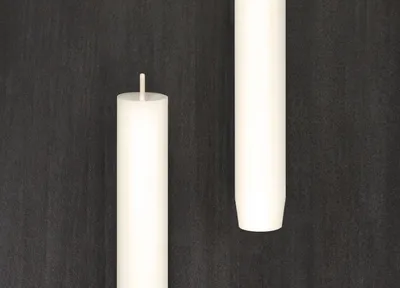 Obrázok produktu pre Engels Kerzen Original Stick Candle Cast, tyčová sviečka, sviečka na svietnik, stolová sviečka, parafín, slonová kosť, Ø 2,2 cm, V 24 cm, 62002224009
