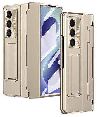 Obrázok produktu pre Puzdro na mobil, flipové puzdro + ochranná fólia na displej, pre Samsung Galaxy Z Fold8 Ultra 5G, zlatá farba