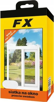 Productafbeelding van FX Insectenwerende horren voor ramen, 150x130 cm, wit