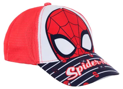 Produktbild von Spider-Man Kinder Kappe Jungen Baseball-Cap Mütze Sommer-Hut, Farbe:Rot, Größe:52
