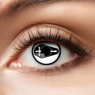 Produktbild von Kontaktlinsen Zoelibat Eyecatcher Coffin 12 Monatslinsen Gothic Horror Halloween Cosplay