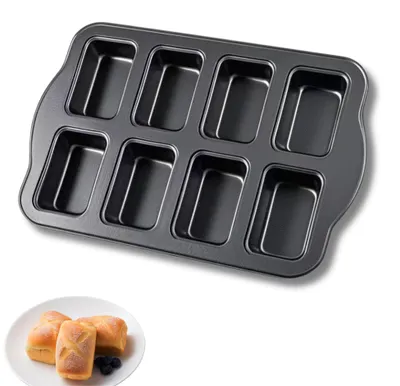 Image de Moule à mini-gâteaux avec revêtement antiadhésif, pour 8 gâteaux