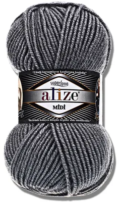 Obrázok produktu pre Alize 1x 100g priadze Superlana Midi, univerzálna, vhodná na háčkovanie a pletenie (87)