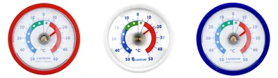 Produktbild von Kühlschrankthermometer Sonderedition Fußball Weltmeisterschaft Niederlande Thermometer Set 3-tlg. Temperatur + - 50°C Selbstklebend Gefrierschrank