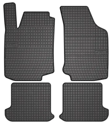Zdjęcie produktu dla Dywaniki gumowe do Volkswagen Golf III 1993-2002 (cabrio/hatchback/kombi) – 4 szt., czarne, dopasowane – Wielganizator SolidPRO