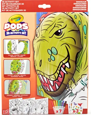 Produktbild von Crayola 3D-Aktivitäten-Set - Dinosaurier Bastelset für Kinder