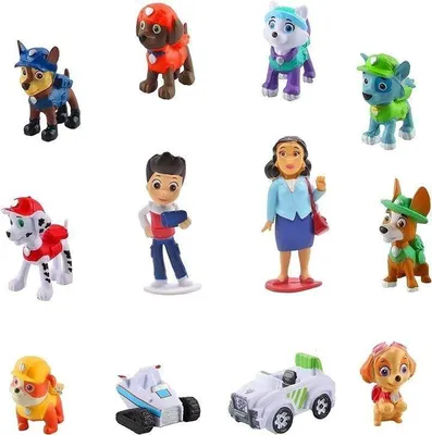 Obrázek produktu pro Paw Patrol Tlapková Patrola Sada 12 ks figurek - (K134290)