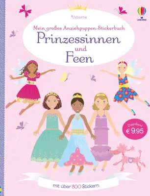 Produktbild von Mein großes Anziehpuppen-Stickerbuch: Prinzessinnen und Feen