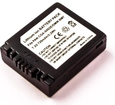 Immagine prodotto di Batteria AccuCell adatta per Panasonic CGA-S002, CGR-S002, DMW-BM7