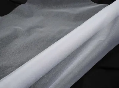 Produktbild von Organza Stoff weiss 10 m x 70 cm - Dekostoff