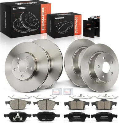 Produktbild von Frankberg 4x Bremsscheiben 8x Bremsbeläge Vorderachse Hinterachse für Ford C-Max II Grand Kuga Tourneo Connect/Grand Connect V408