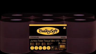 Produktbild von BulkySoft Putzrollen midi - kernlos - Zellstoff - 1-lagig - 6 Rollen
