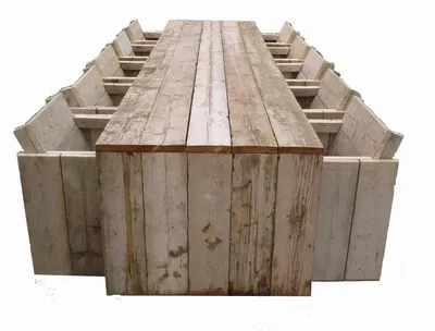Produktbild von Gartenmöbel-Set Terschelling, Tisch 255x80 mit 6 Stühlen