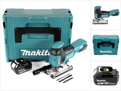 Produktbild von Makita DJV 181 M1J Akku Pendelhubstichsäge 18V Brushless + 1x Akku 4,0Ah + Makpac - ohne Ladegerät
