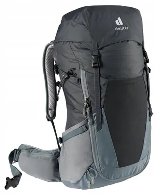 Zdjęcie produktu dla Deuter Futura, Górne, Wspinaczka górska, Wędrówki, Czarny, Unisex, Poliamidowy, Kieszeń boczna