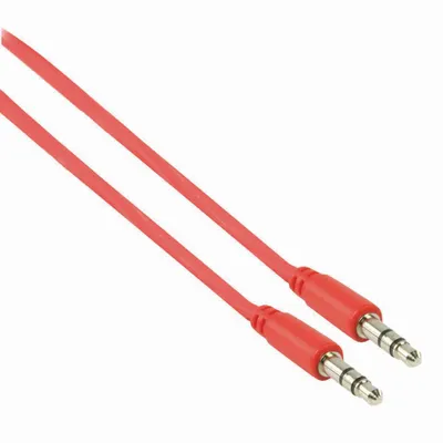 Produktbild von Nedis CAGP22005RD10, 3.5mm, Männlich, 3.5mm, Männlich, 1 m, Rot