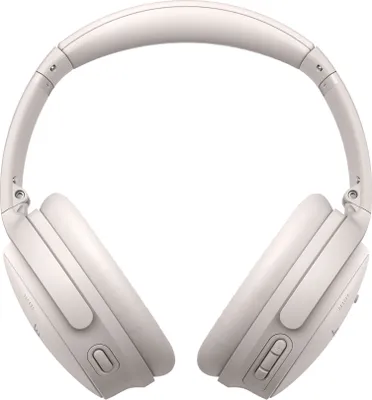 Productafbeelding van Bose QuietComfort draadloze hoofdtelefoon met noise-cancelling, Bluetooth over-ear hoofdtelefoon, tot 24 uur batterijduur, wit