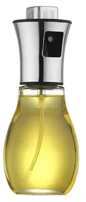 Produktbild von INF 200ml Ölsprühflasche 304 Edelstahl Glas mit Presskopf dicht für Kochen