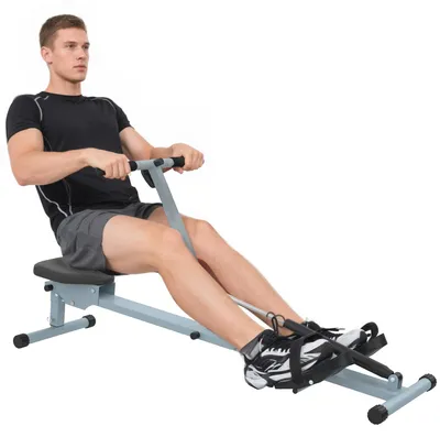 Produktbild von HOMCOM Rudergerät Ruderzugmaschine Rudermaschine Heimtrainer Fitness LCD Display