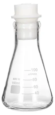 Konischer Messzylinder 100 ml, Borosilikatglas 3.3, transparent