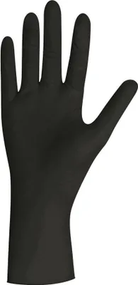 Produktbild von 2000 Nitrilhandschuhe Unigloves Soft Nitril black 200 - Gr. S - unsteril