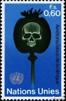 Produktbild von Briefmarken UNO - Genf 1973 Mi 32 (kompl.Ausg.) gestempelt gegen Drogen