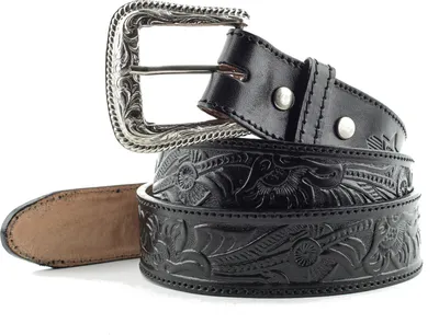 Produktbild von Ledergürtel Westerngürtel Cowboygürtel »WG-42« Schwarz