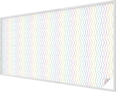 Zdjęcie produktu dla Folia witrażowa - 116x200 cm - wzór witrażowy - nieprzezroczysta dekoracyjna folia do ochrony prywatności - samoprzylepna, ochrona przed promieniowaniem UV - tęczowe linie