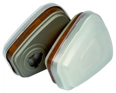 Produktbild von Atemfilter 6002-1 für Halbmaske 2 Stück Packung mit 4 Stück
