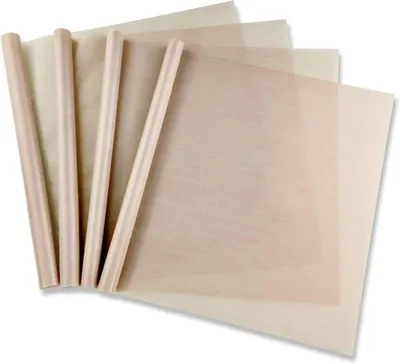 Productafbeelding van Siliconen bakmatten, set van 4, 46 x 33 cm, antiaanbaklaag, geschikt voor bakplaten