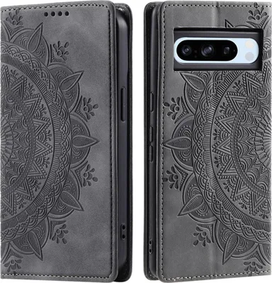 Image de Housse pour Google Pixel 9 Pro XL Housse de téléphone portable Flip Case Cover Protection Etui Mandala