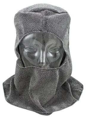 Produktbild von BestSaller 1306 Kinder Ritter Kopfhaube aus Polyester, silber