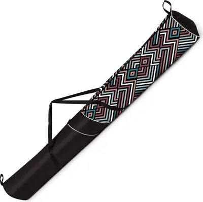 Obrázek produktu pro Vak na lyže, 170 cm, vak na 1 pár lyží, úložný prostor na lyže, PASTEL ZIG ZAG [053]