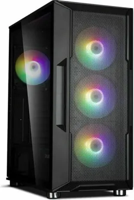 Zdjęcie produktu dla ZALMAN Zalman I3 Neo ATX Mid Tower Obudowa PC Siatkowy przód dla wydajnego chłodzenia Zainstalowany wentylator 3 Midi Tower Czarny
