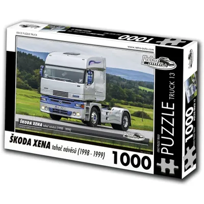 Obrázok produktu pre RETRO-AUTA Puzzle TRUCK No.13 Xena traktor ( 1998-1999) 1000 dielikov