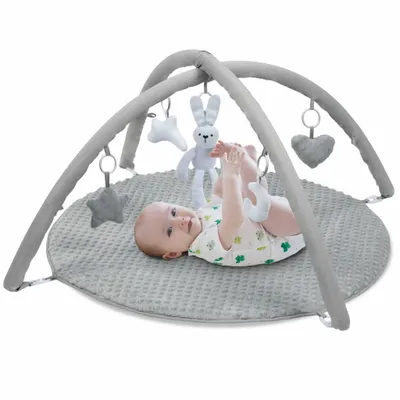 Obrázok produktu pre Kidwell GRACE Bunny - obojstranná interaktívna edukačná podložka Minky 85×85 cm