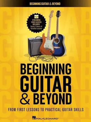 Immagine prodotto di Beginning Guitar & Beyond - Guitar Instruction Book with Online Video Acoustic and Electric Guitar Method for Chords Scales Riffs Rhythm Styles Tablature Fretboard Skills Chord Progressions