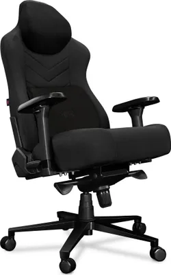 Produktbild von YUMISU Gaming Stuhl 2053 Magnetic Verstärkte Stahlkonstruktion, bis 150kg Belastbar, Rückenlehne und Sitz aus Kaltschaum SCHWARZ Stoff