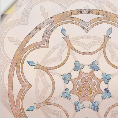 Produktbild von ARTland Wandbild, selbstklebend Boho Mandala Größe: 40x40 cm
