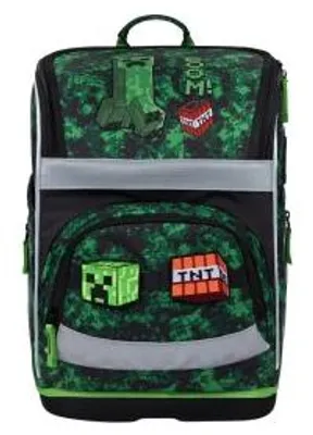 Obrázek produktu pro BAAGL Baagl Zippy Plus Minecraft Boom – černý školní batoh